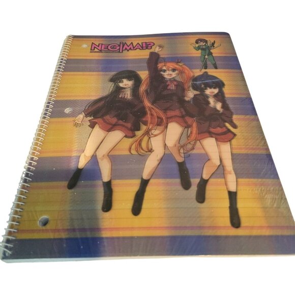 Funimation Negima!? Magister Negi Magi Lenticular Notebook NOS NEW Manga Anime - Picture 1 of 10